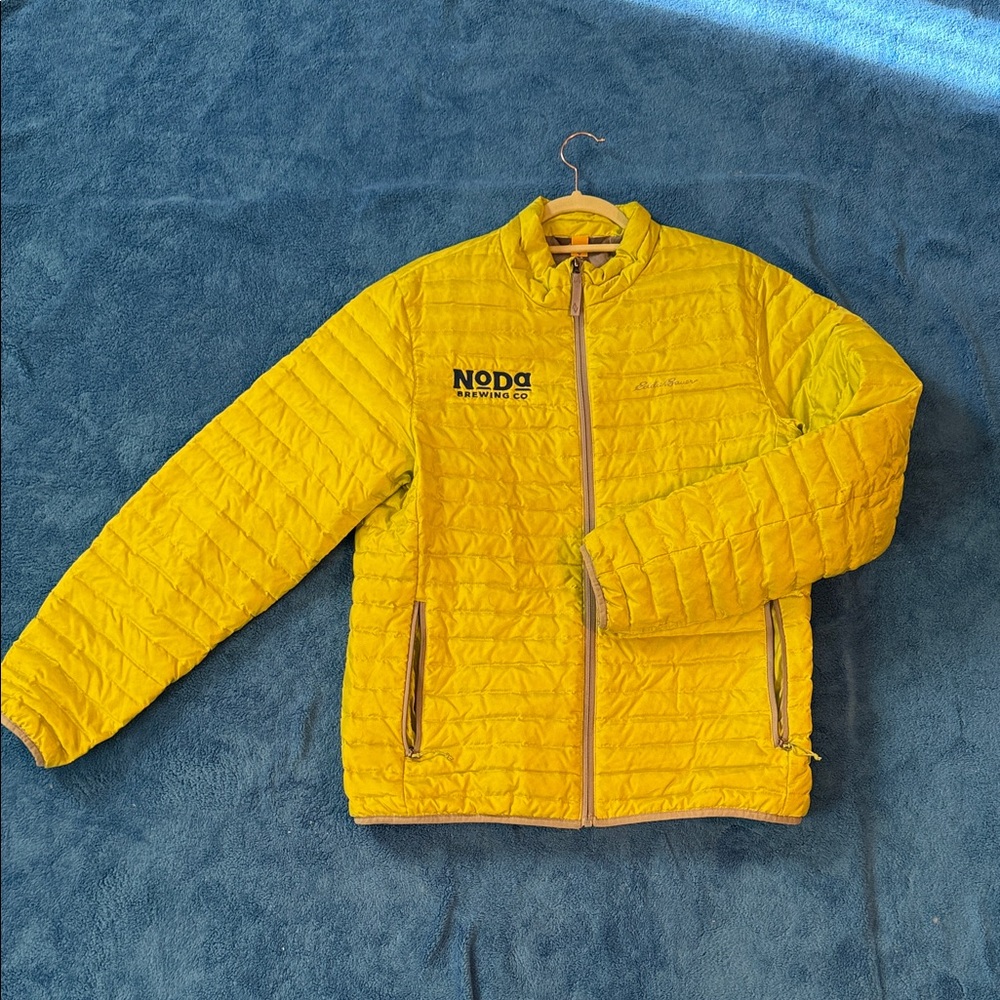 Eddie Bauer Mustard Quilted Jacket